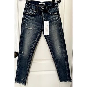 Moussy Vintage Kelley Tapered Jeans Size 24